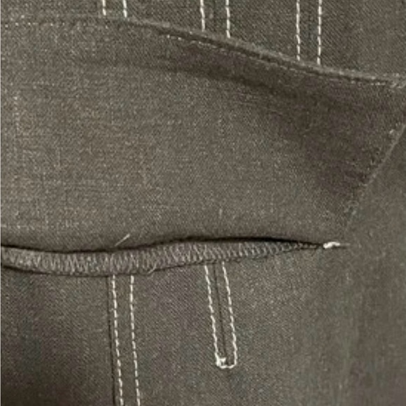 David Meister Dress Black Sleeveless Sheath Contrast Stitch Minimalist Size 8 - Picture 8 of 8